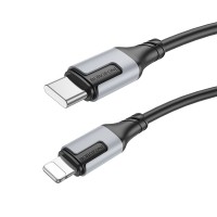  USB kabelis Borofone BX101 USB-C to Lightning 1.0m black 